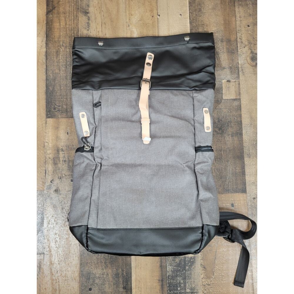 NWT Tocode Laptop BackPack Roll Top USB Anti Theft DaypackWater Repellent Gray